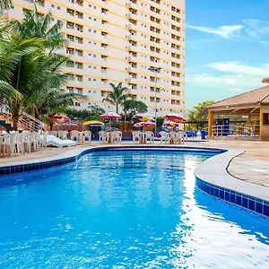 Golden Dolphin - Grand&express - águas Termais - - Roupa De Cama, Banho E Tv De Led Apart-hotel Caldas Novas